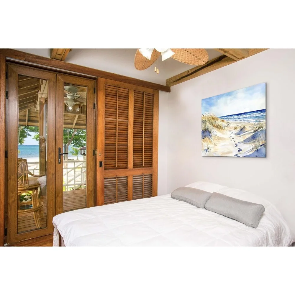 Coastal Dune Path Canvas Print - 11 tall x14 wide
